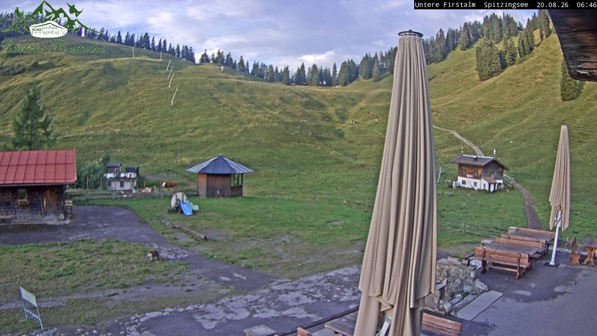 Archiv Foto Webcam Spitzingsee - Sonnenterrasse Untere Firstalm