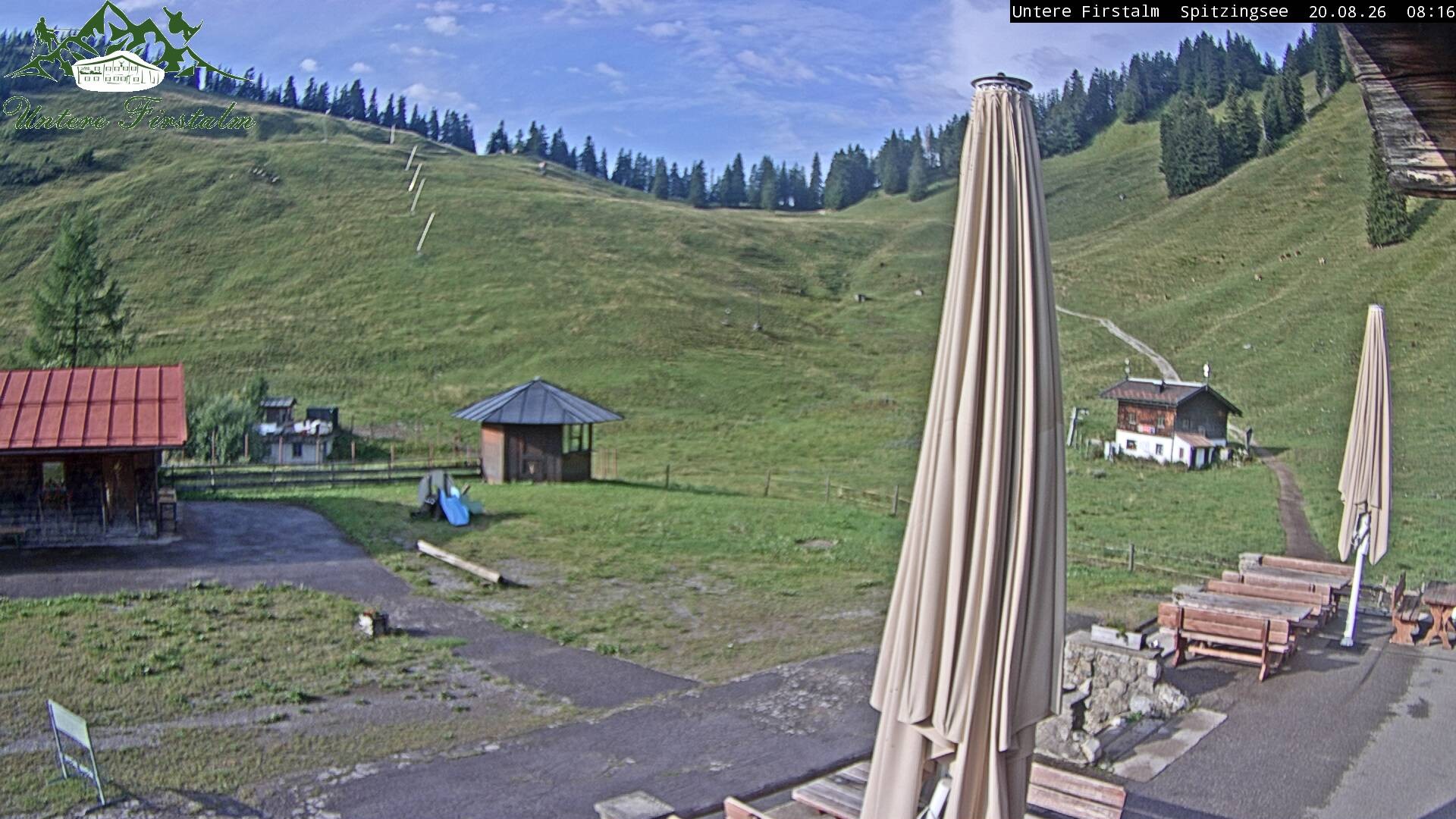 Archiv Foto Webcam Spitzingsee - Sonnenterrasse Untere Firstalm