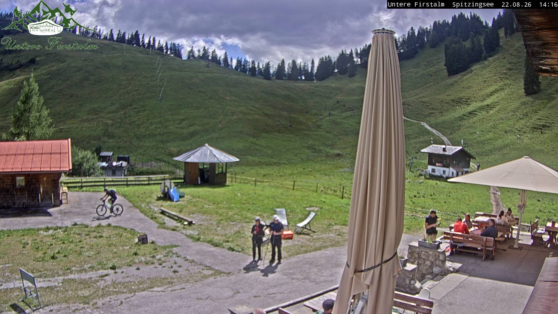 Archiv Foto Webcam Spitzingsee - Sonnenterrasse Untere Firstalm