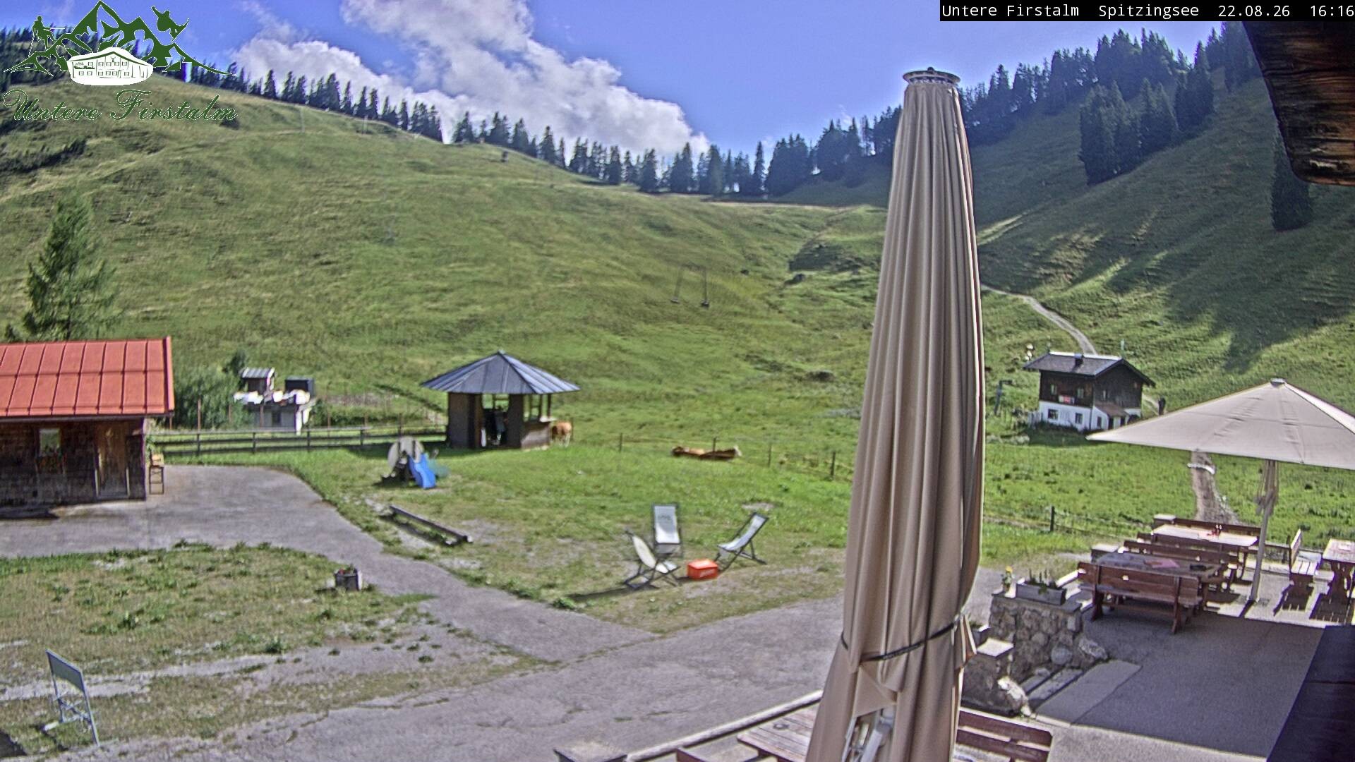 Archiv Foto Webcam Spitzingsee - Sonnenterrasse Untere Firstalm