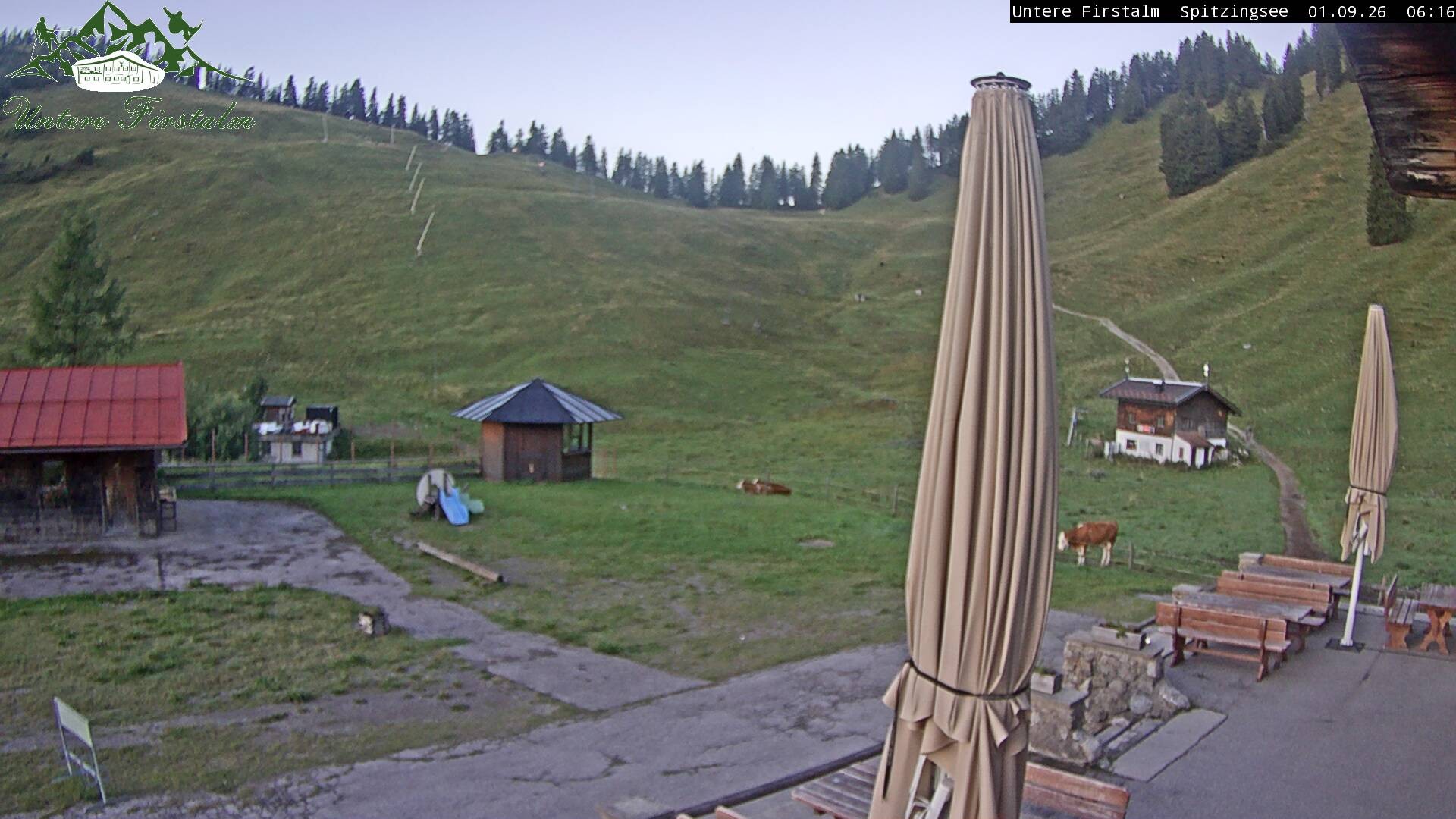 Archiv Foto Webcam Spitzingsee - Sonnenterrasse Untere Firstalm