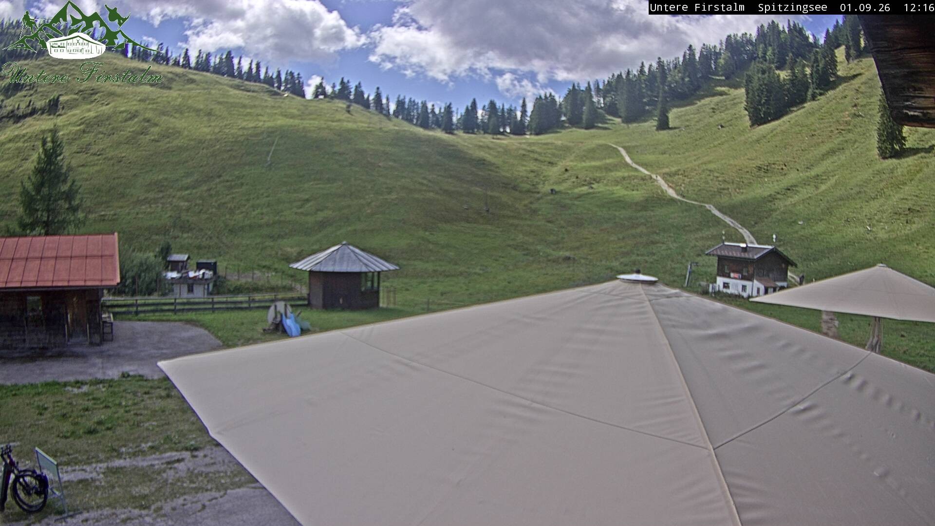 Archiv Foto Webcam Spitzingsee - Sonnenterrasse Untere Firstalm