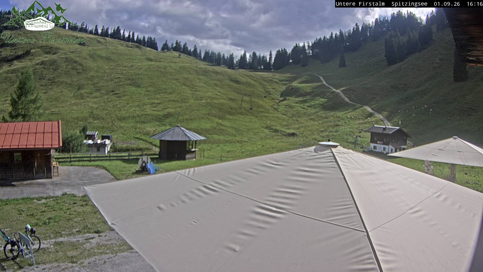 Archiv Foto Webcam Spitzingsee - Sonnenterrasse Untere Firstalm