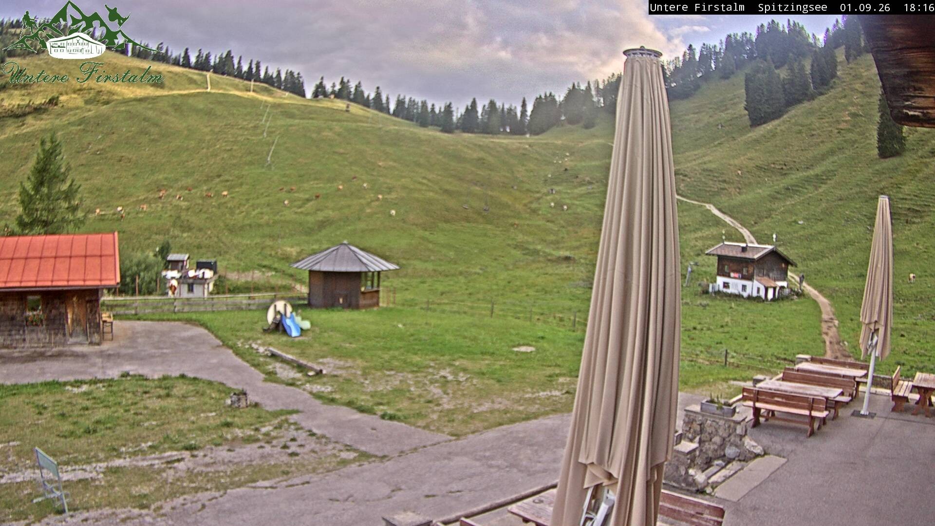 Archiv Foto Webcam Spitzingsee - Sonnenterrasse Untere Firstalm