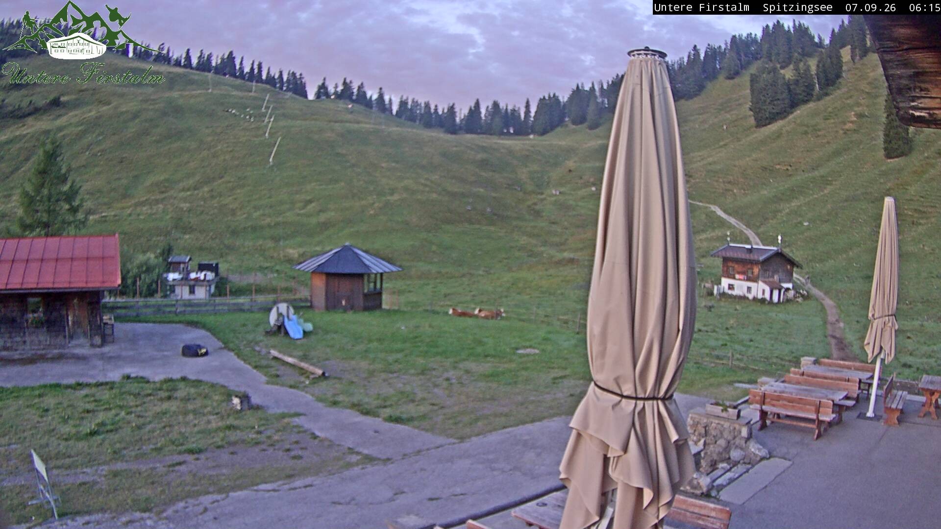 Archiv Foto Webcam Spitzingsee - Sonnenterrasse Untere Firstalm