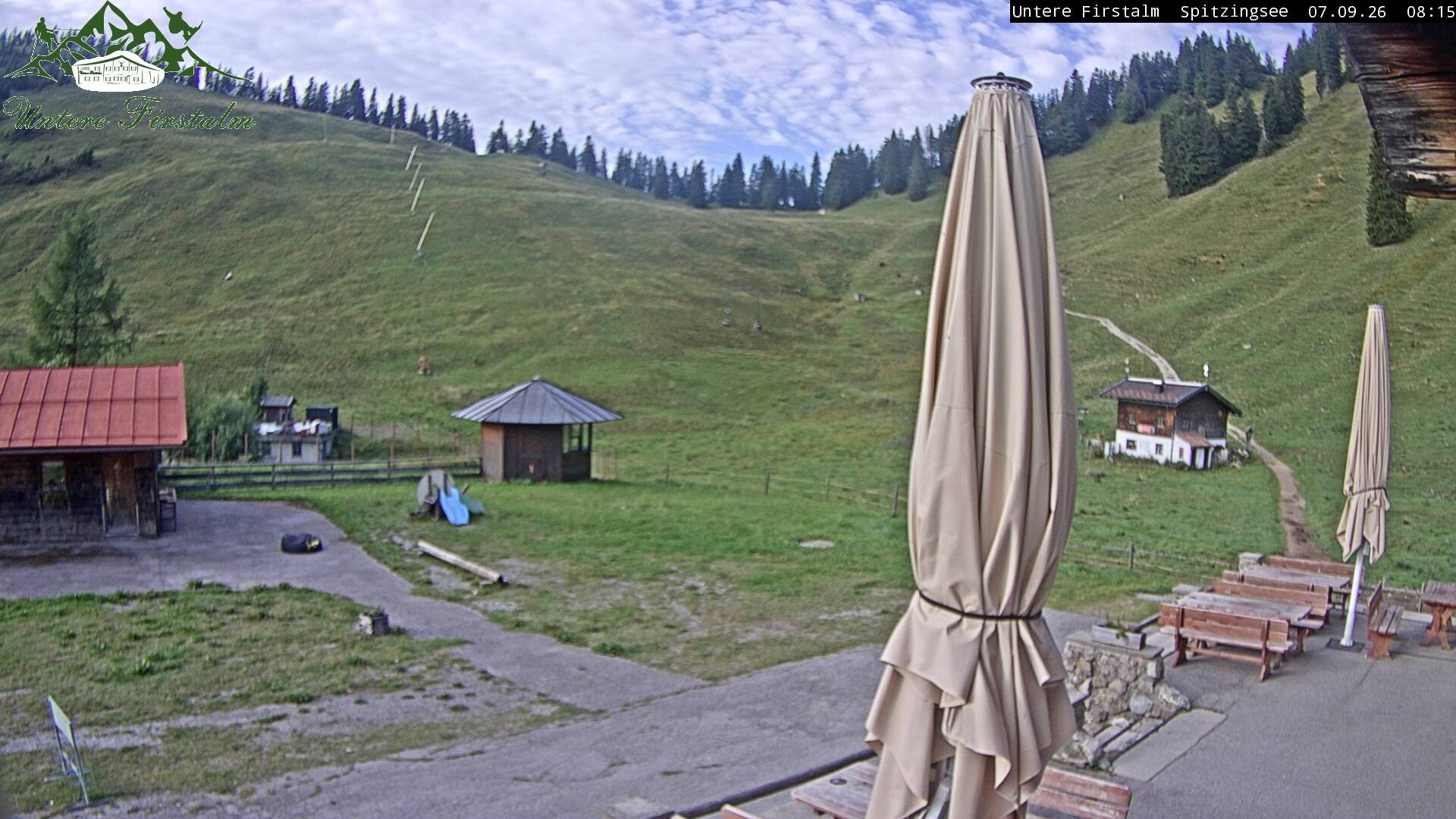 Archiv Foto Webcam Spitzingsee - Sonnenterrasse Untere Firstalm
