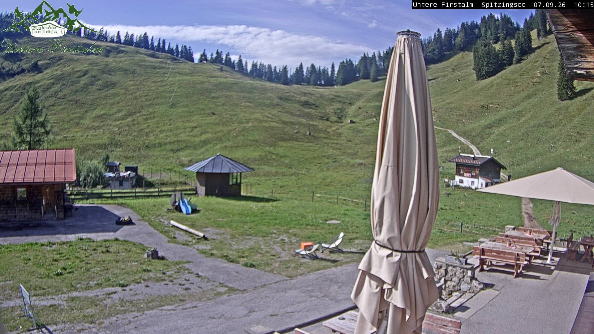 Archiv Foto Webcam Spitzingsee - Sonnenterrasse Untere Firstalm