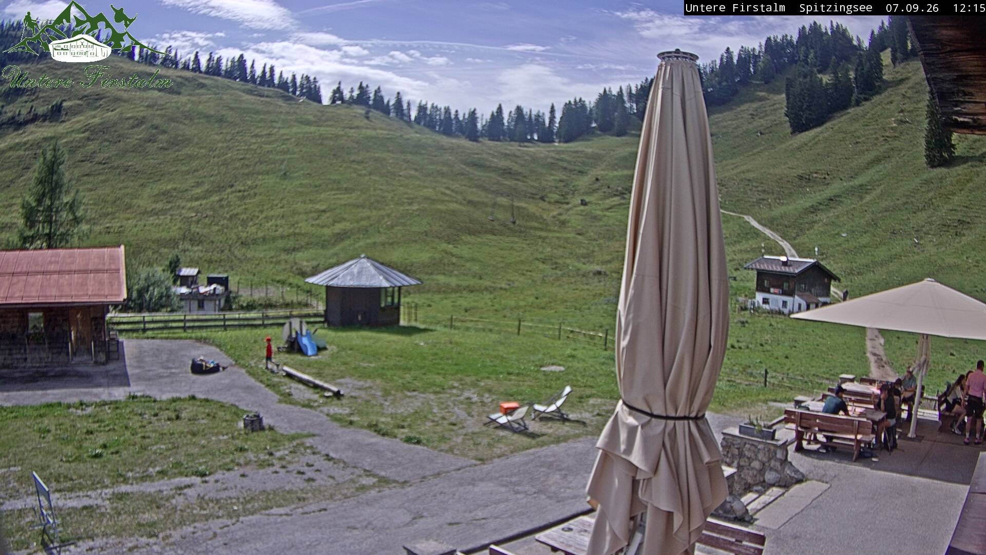 Archiv Foto Webcam Spitzingsee - Sonnenterrasse Untere Firstalm