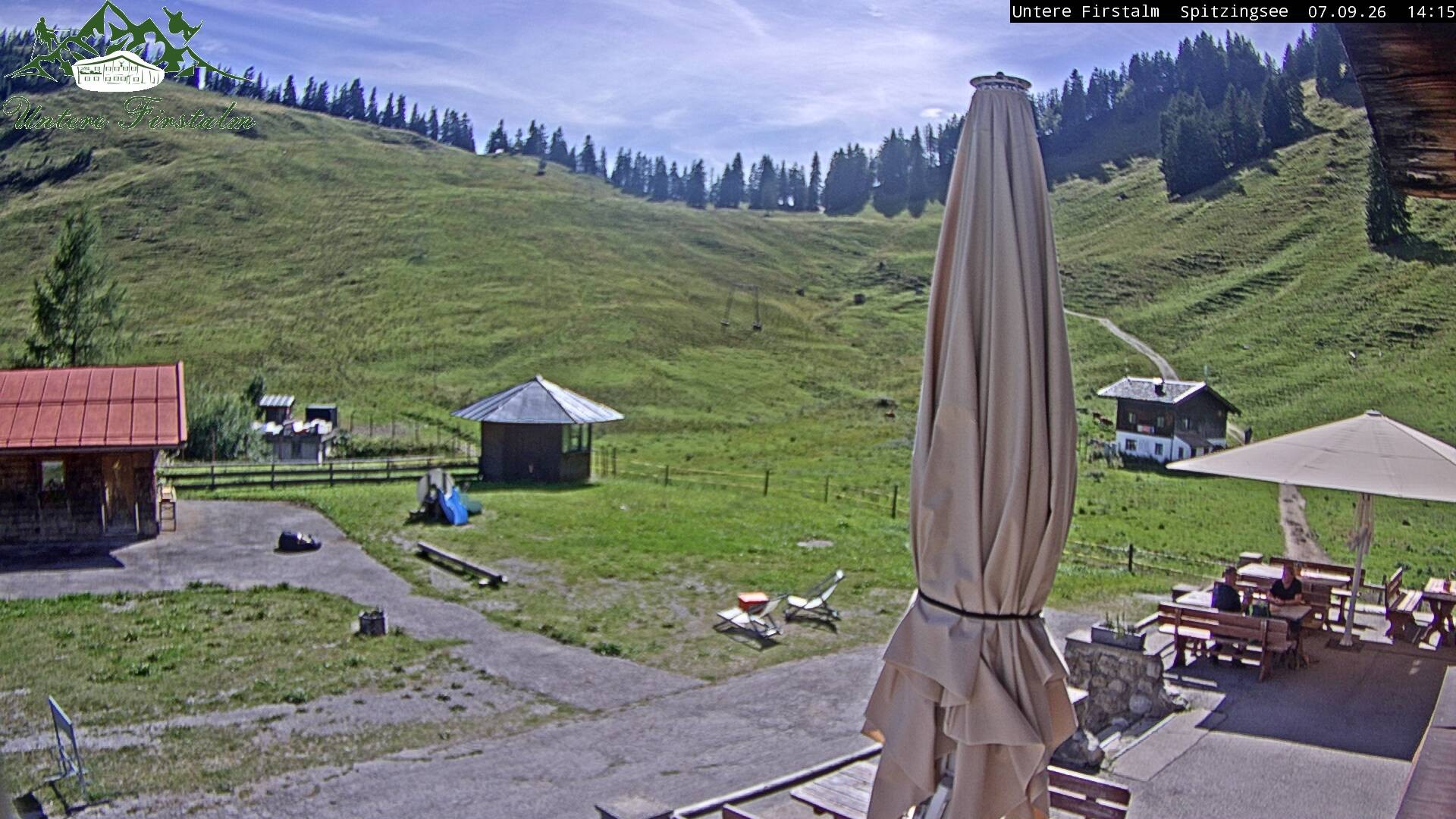 Archiv Foto Webcam Spitzingsee - Sonnenterrasse Untere Firstalm