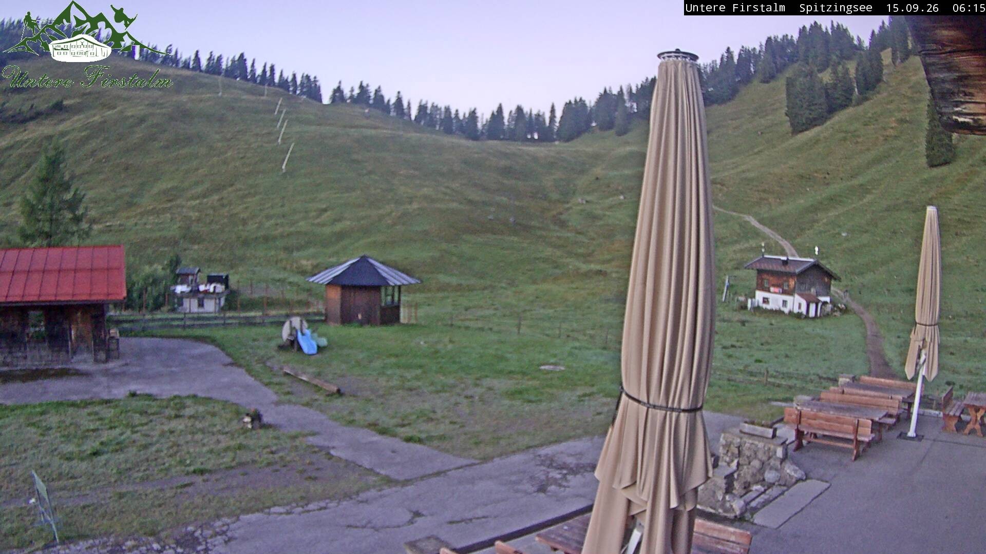 Archiv Foto Webcam Spitzingsee - Sonnenterrasse Untere Firstalm