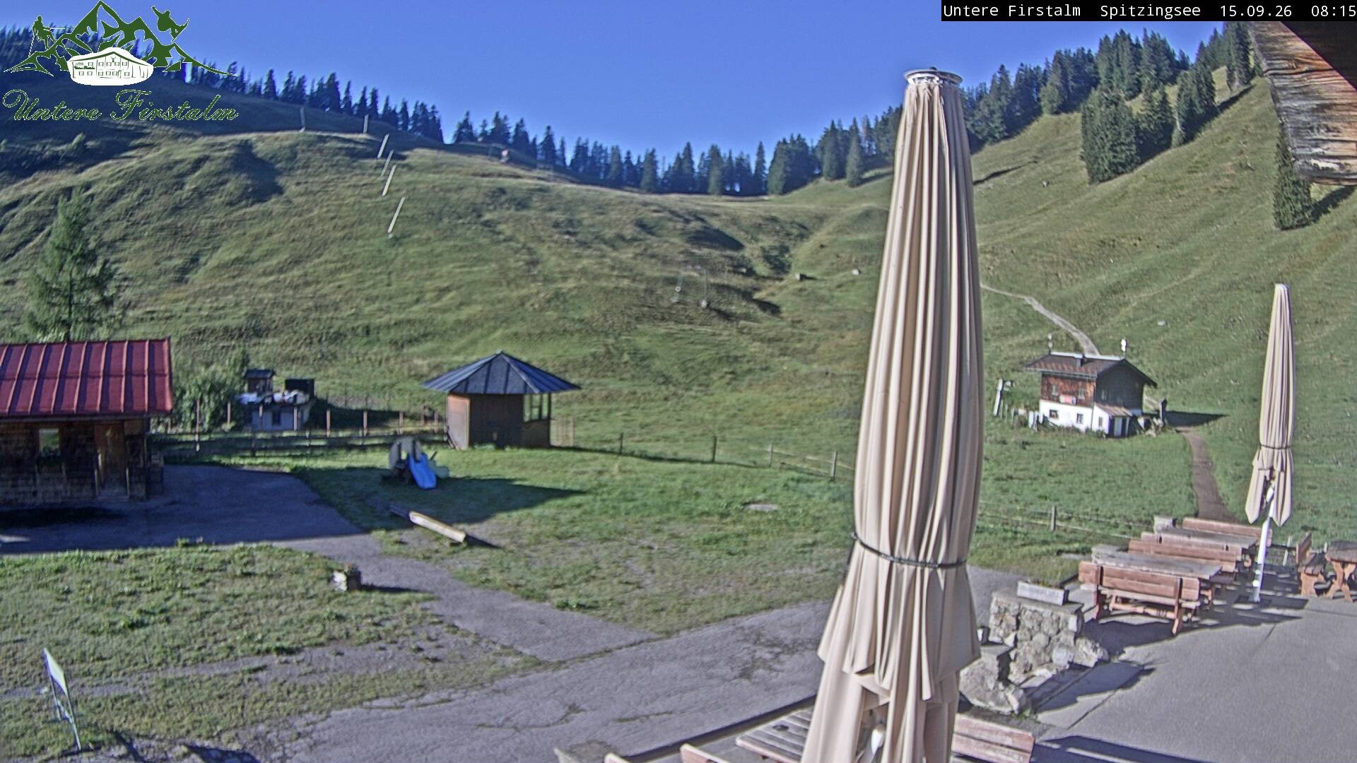 Archiv Foto Webcam Spitzingsee - Sonnenterrasse Untere Firstalm
