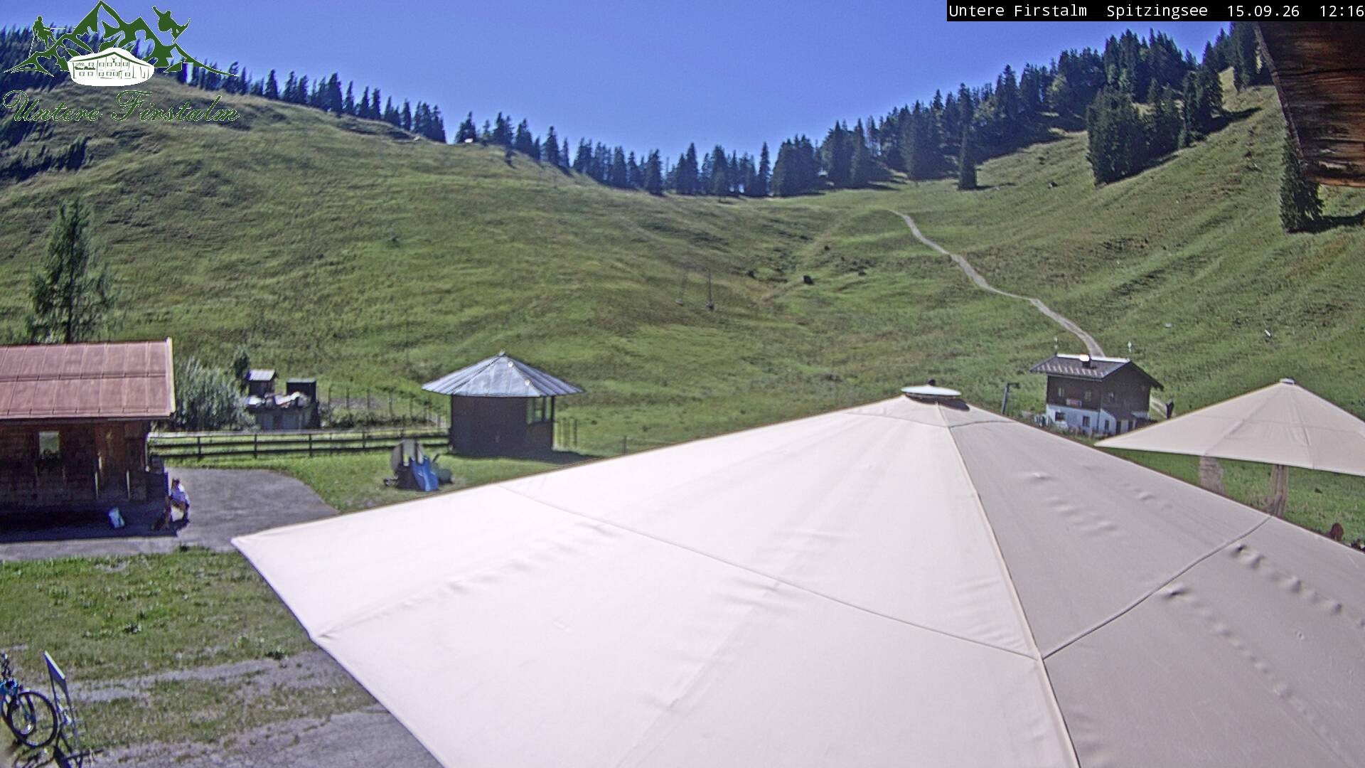 Archiv Foto Webcam Spitzingsee - Sonnenterrasse Untere Firstalm