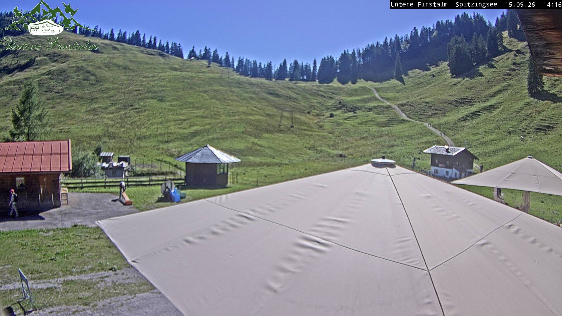 Archiv Foto Webcam Spitzingsee - Sonnenterrasse Untere Firstalm