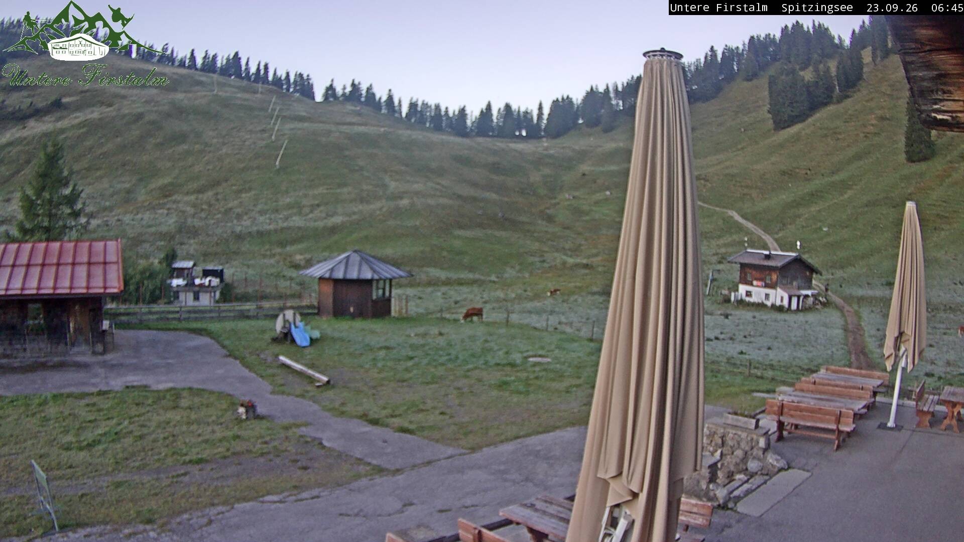 Archiv Foto Webcam Spitzingsee - Sonnenterrasse Untere Firstalm