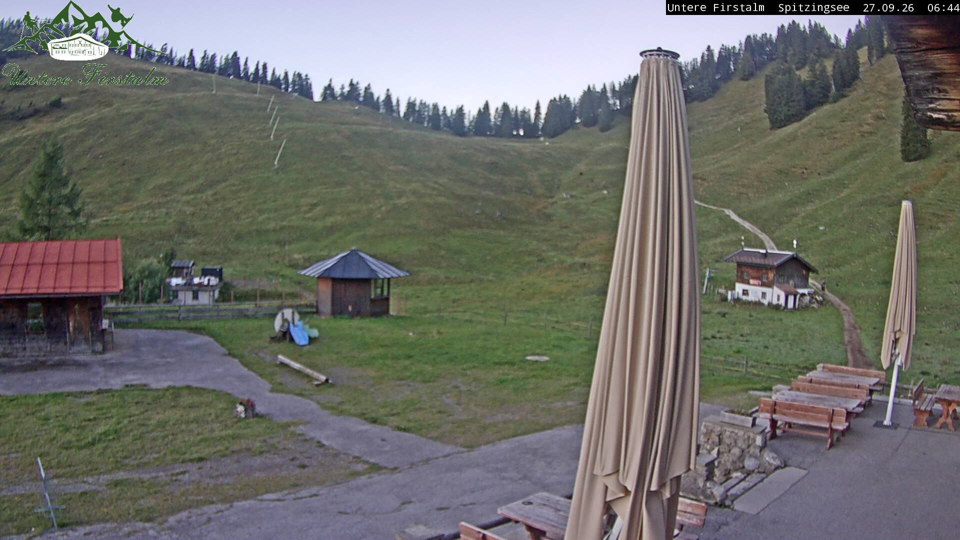 Archived image Webcam Spitzingsee - Mountain restaurant Untere Firstalm