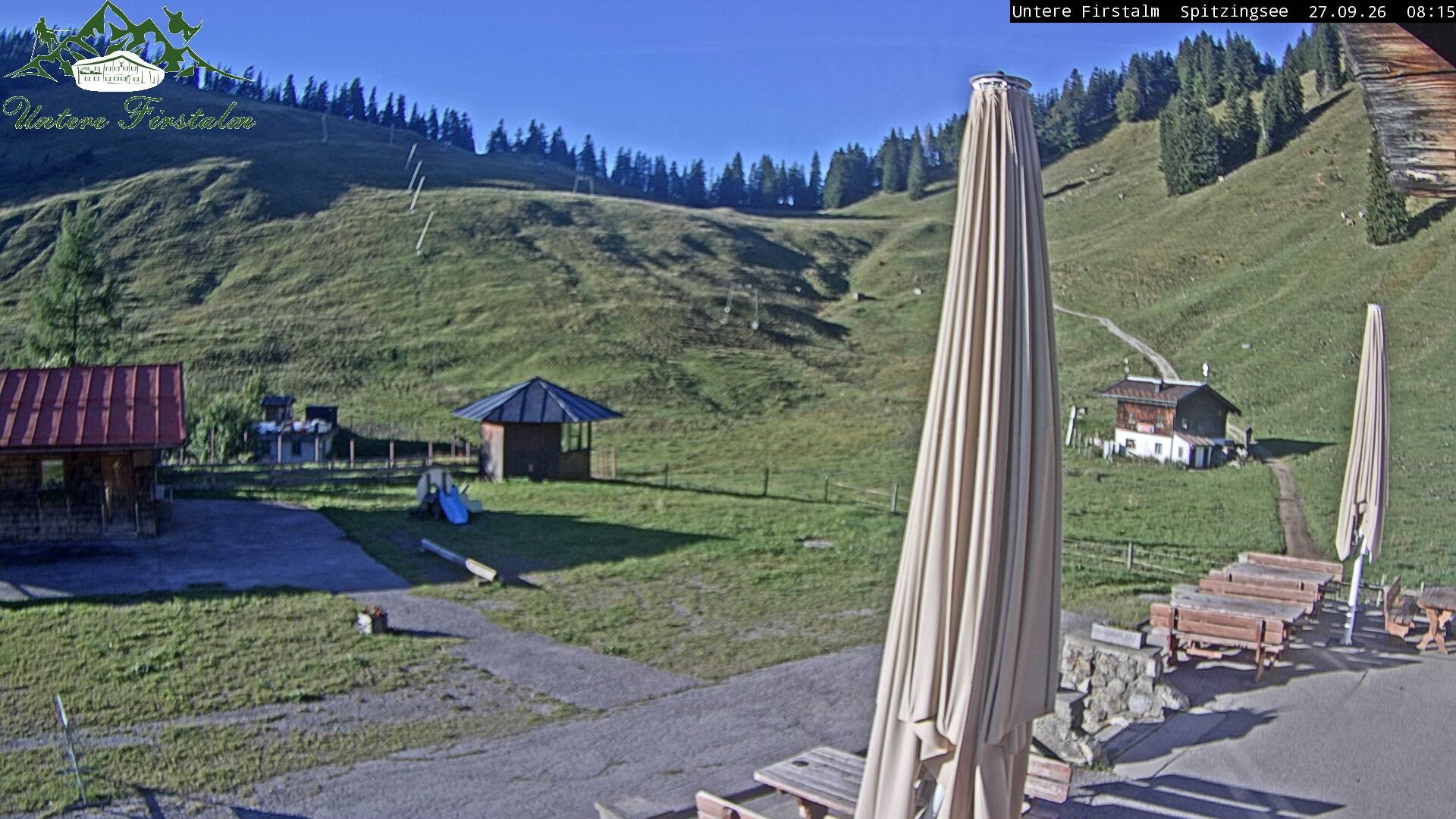 Archived image Webcam Spitzingsee - Mountain restaurant Untere Firstalm