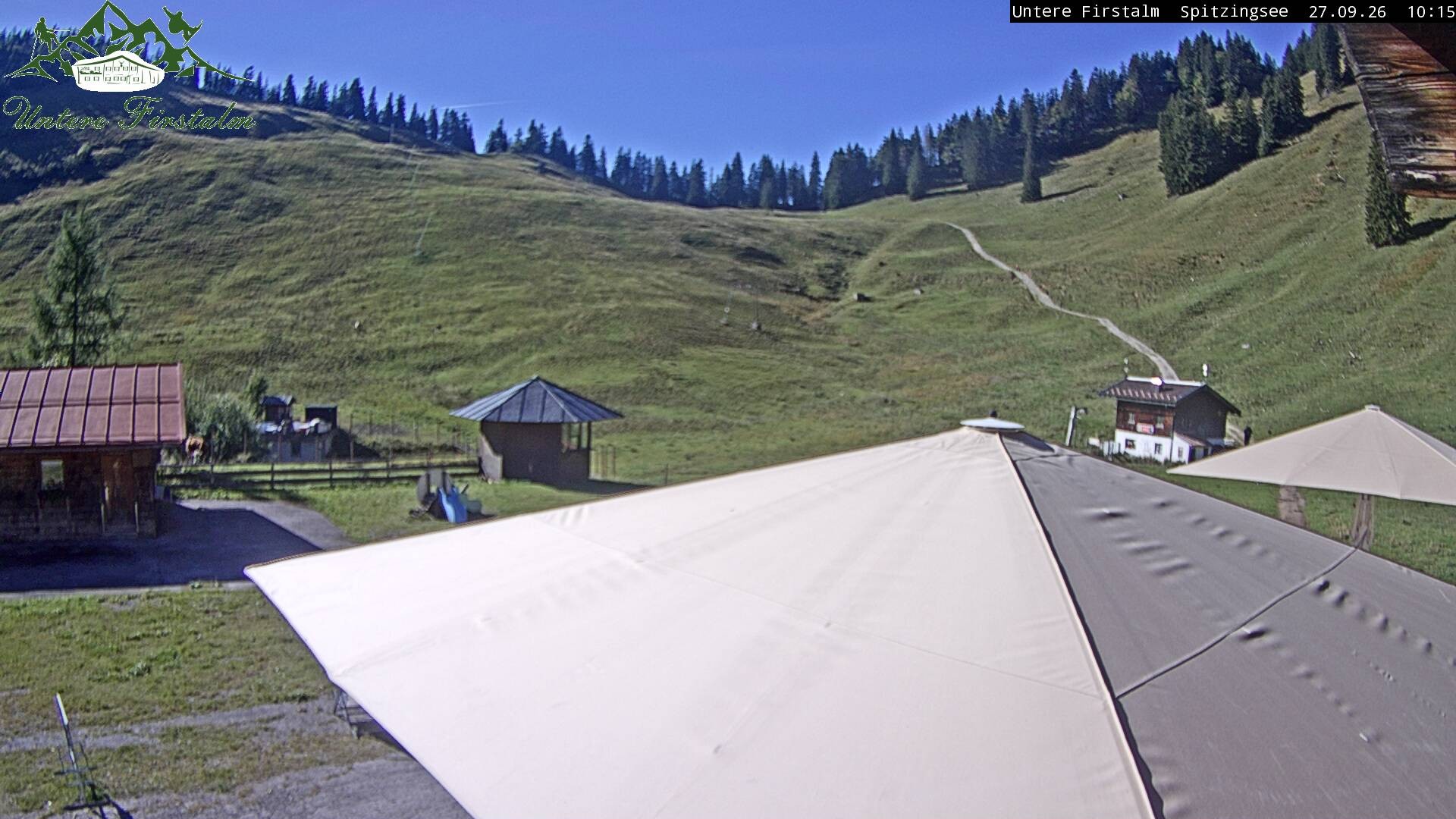 Archived image Webcam Spitzingsee - Mountain restaurant Untere Firstalm