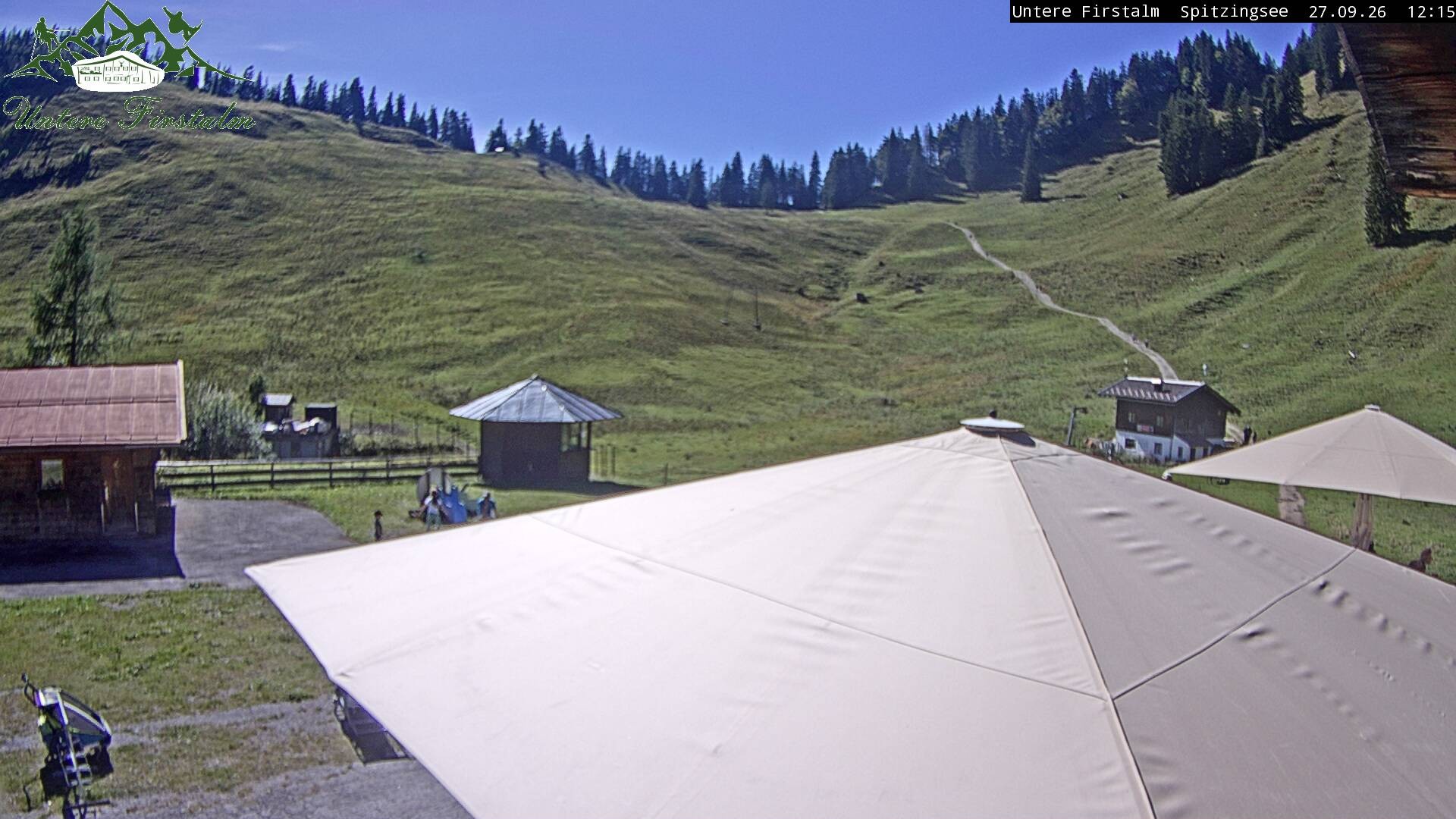 Archived image Webcam Spitzingsee - Mountain restaurant Untere Firstalm