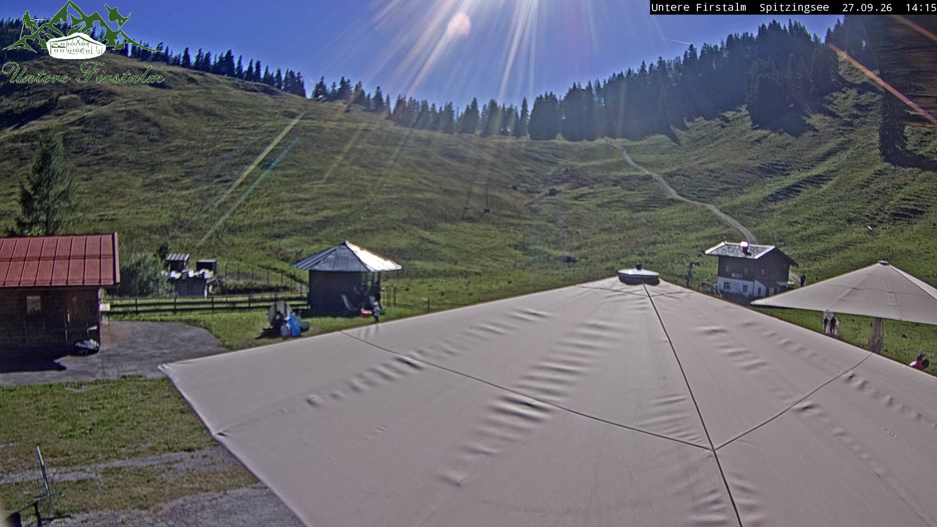 Archived image Webcam Spitzingsee - Mountain restaurant Untere Firstalm