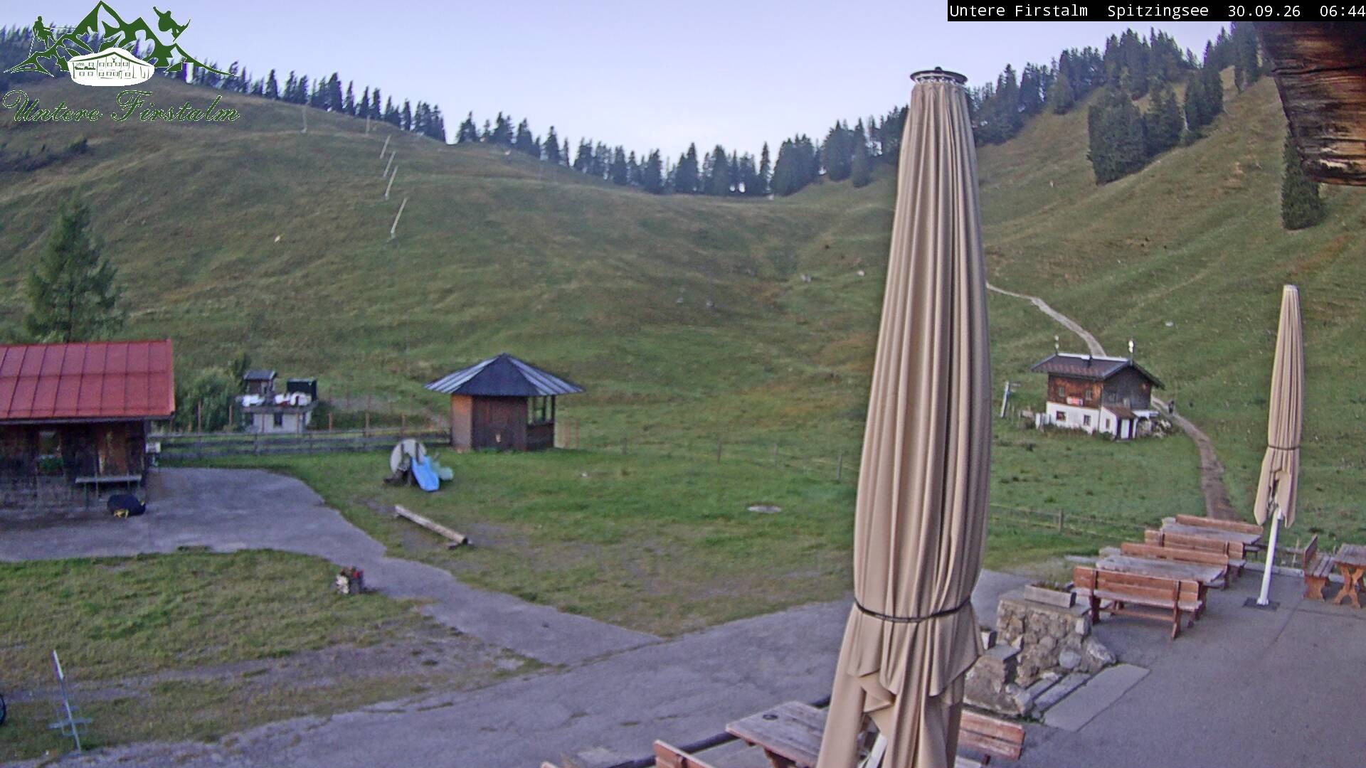Archiv Foto Webcam Spitzingsee - Sonnenterrasse Untere Firstalm