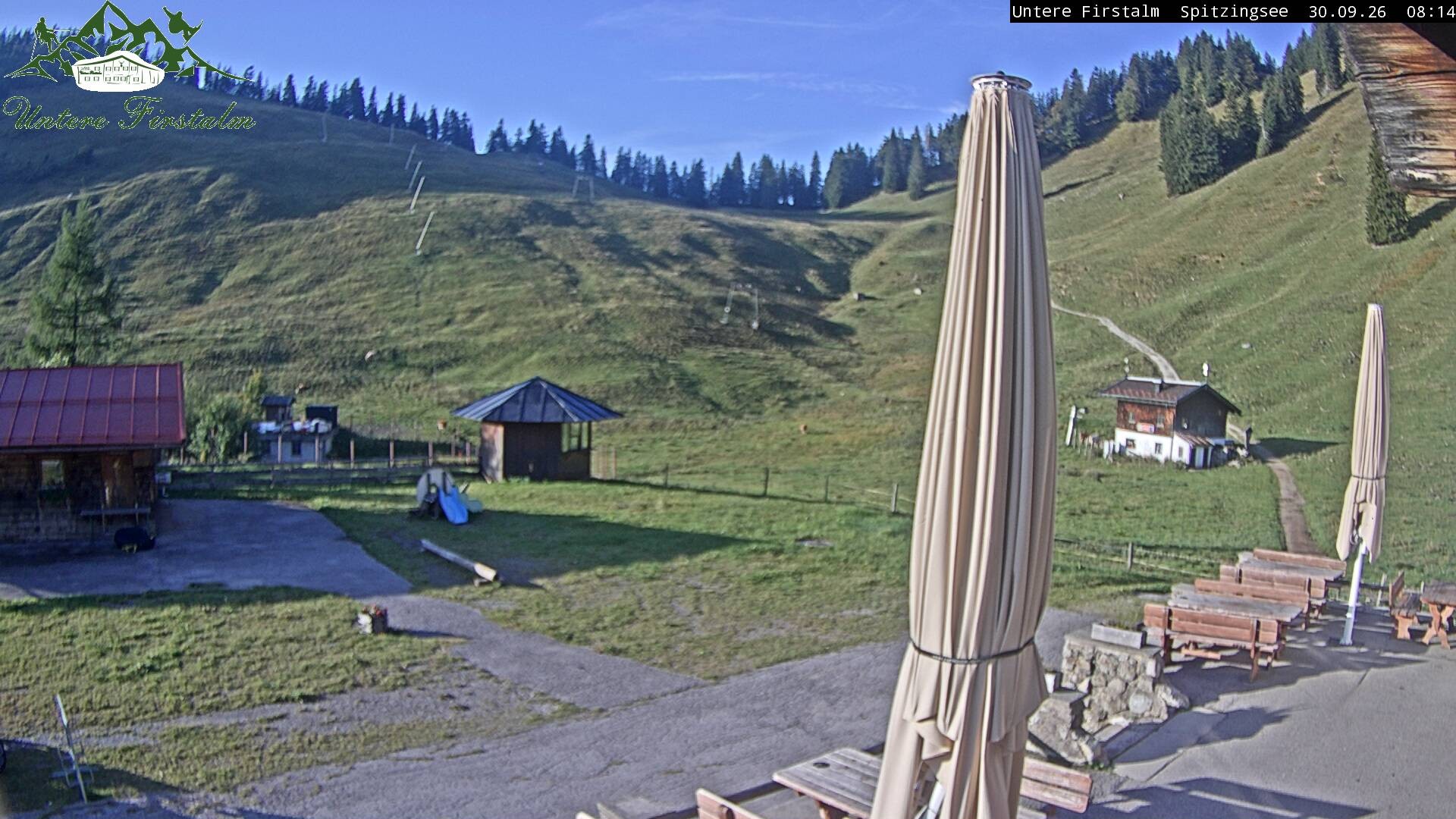 Archiv Foto Webcam Spitzingsee - Sonnenterrasse Untere Firstalm