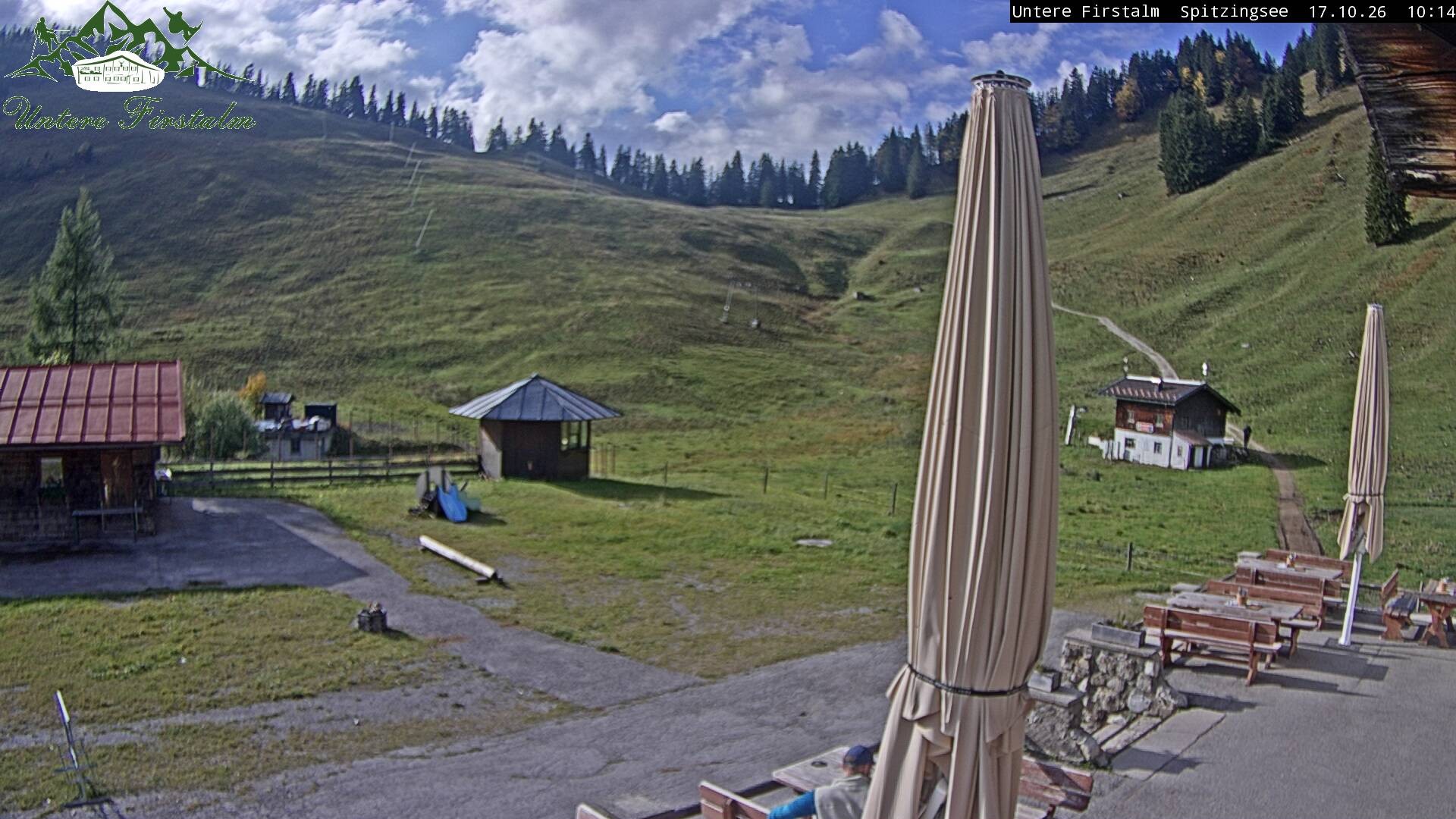 Archiv Foto Webcam Spitzingsee - Sonnenterrasse Untere Firstalm