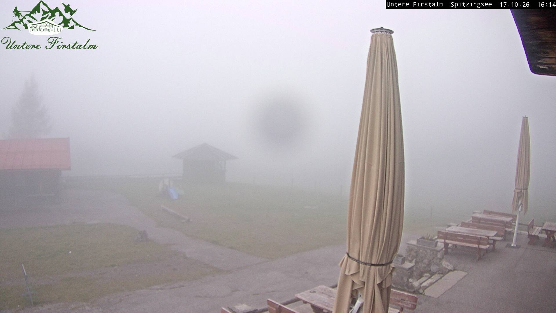 Archiv Foto Webcam Spitzingsee - Sonnenterrasse Untere Firstalm