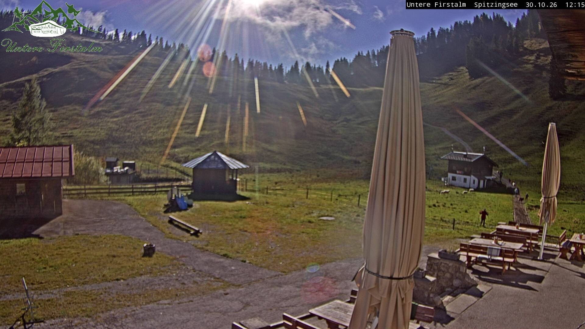 Archiv Foto Webcam Spitzingsee - Sonnenterrasse Untere Firstalm