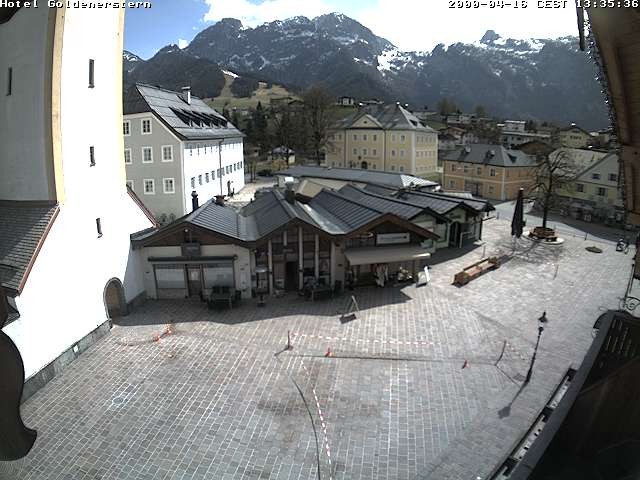 Archiv Foto Webcam Marktplatz in Abtenau