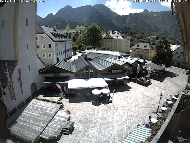 Archiv Foto Webcam Marktplatz in Abtenau