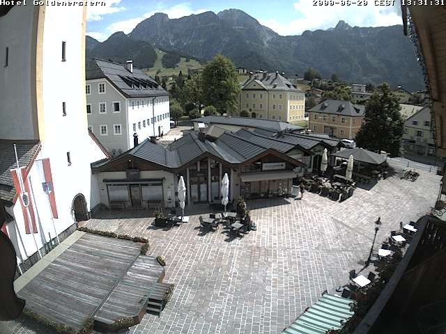 Archiv Foto Webcam Marktplatz in Abtenau
