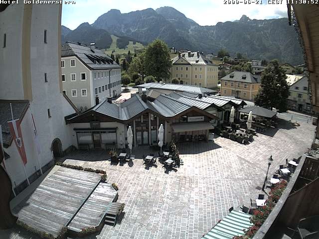 Archiv Foto Webcam Marktplatz in Abtenau