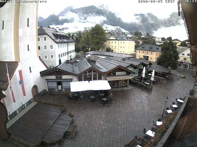 Archiv Foto Webcam Marktplatz in Abtenau