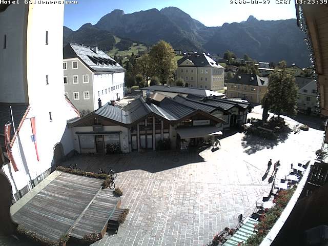Archiv Foto Webcam Marktplatz in Abtenau