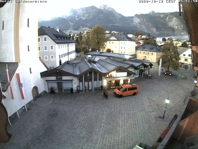 Archiv Foto Webcam Marktplatz in Abtenau
