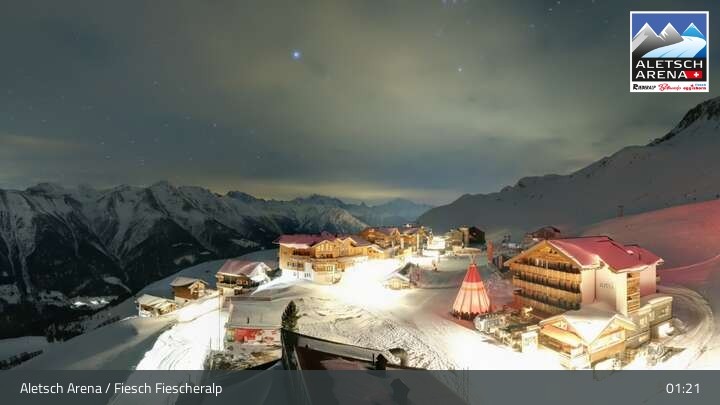 Archived image Webcam Aletsch Arena - View Fiescheralp