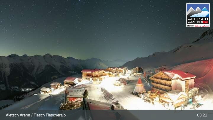 Archived image Webcam Aletsch Arena - View Fiescheralp