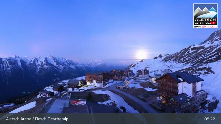 Archived image Webcam Aletsch Arena - View Fiescheralp