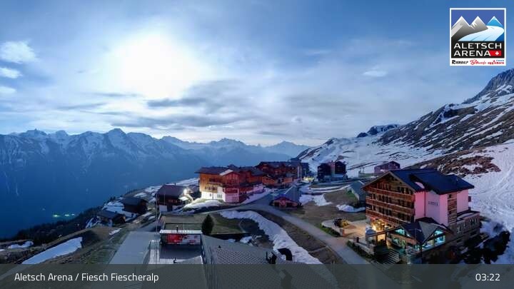 Archived image Webcam Aletsch Arena - View Fiescheralp