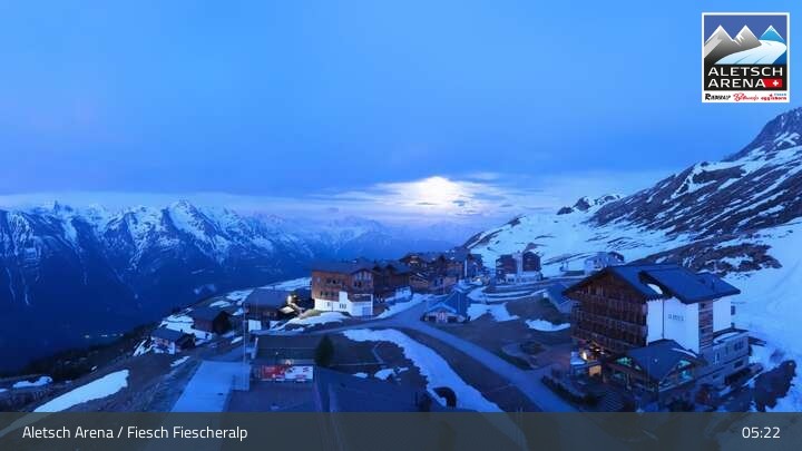 Archived image Webcam Aletsch Arena - View Fiescheralp