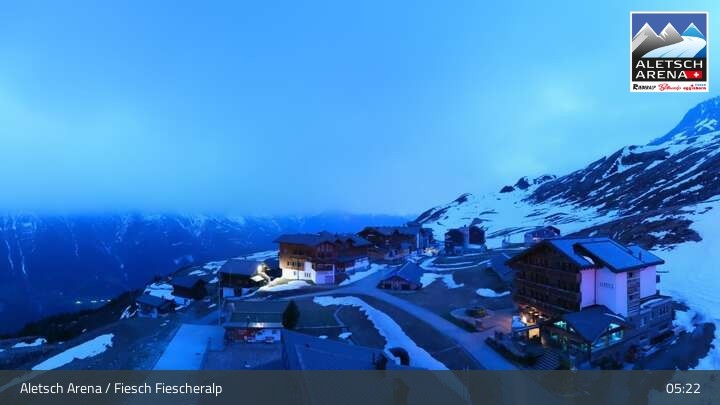 Archived image Webcam Aletsch Arena - View Fiescheralp