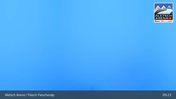 Archiv Foto Webcam Aletsch Arena: Blick auf die Fiescheralp