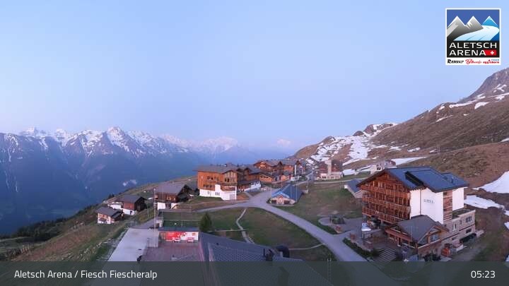 Archived image Webcam Aletsch Arena - View Fiescheralp