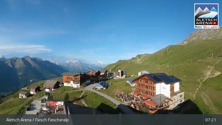 Archived image Webcam Aletsch Arena - View Fiescheralp