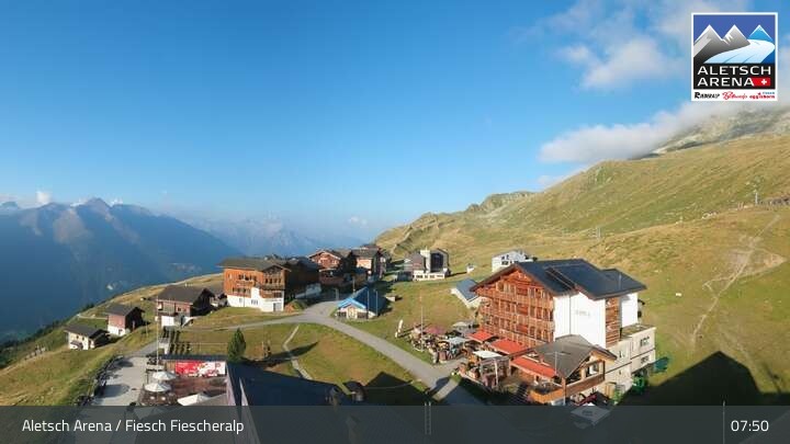 Archived image Webcam Aletsch Arena - View Fiescheralp
