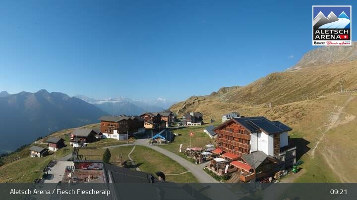 Archived image Webcam Aletsch Arena - View Fiescheralp