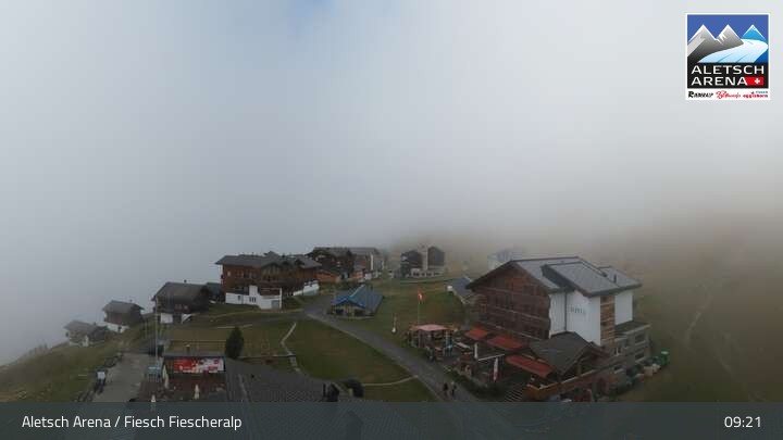 Archived image Webcam Aletsch Arena - View Fiescheralp
