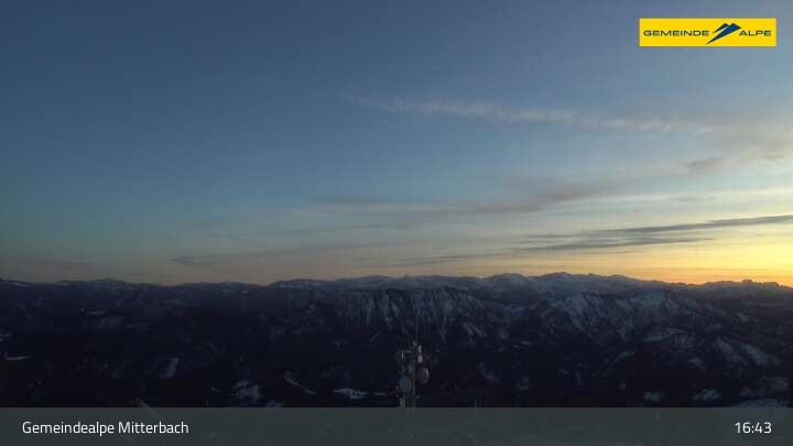 Archiv Foto Webcam Mitterbach - Bergstation Gemeindealpe Gipfelbahn