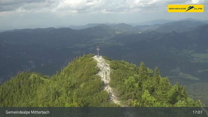 Archiv Foto Webcam Mitterbach - Bergstation Gemeindealpe Gipfelbahn