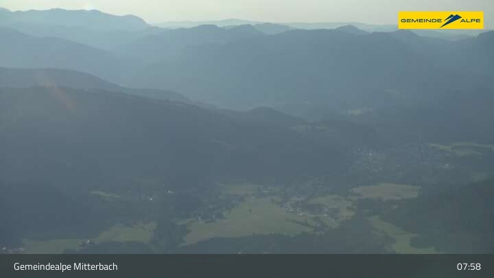Archiv Foto Webcam Mitterbach - Bergstation Gemeindealpe Gipfelbahn